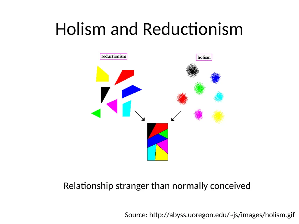 Holism, Reduction and Consciousness Anand - slide 2 of 20