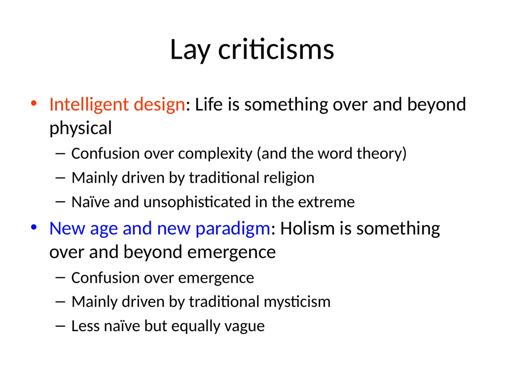 Holism, Reduction and Consciousness Anand - slide 6 of 20