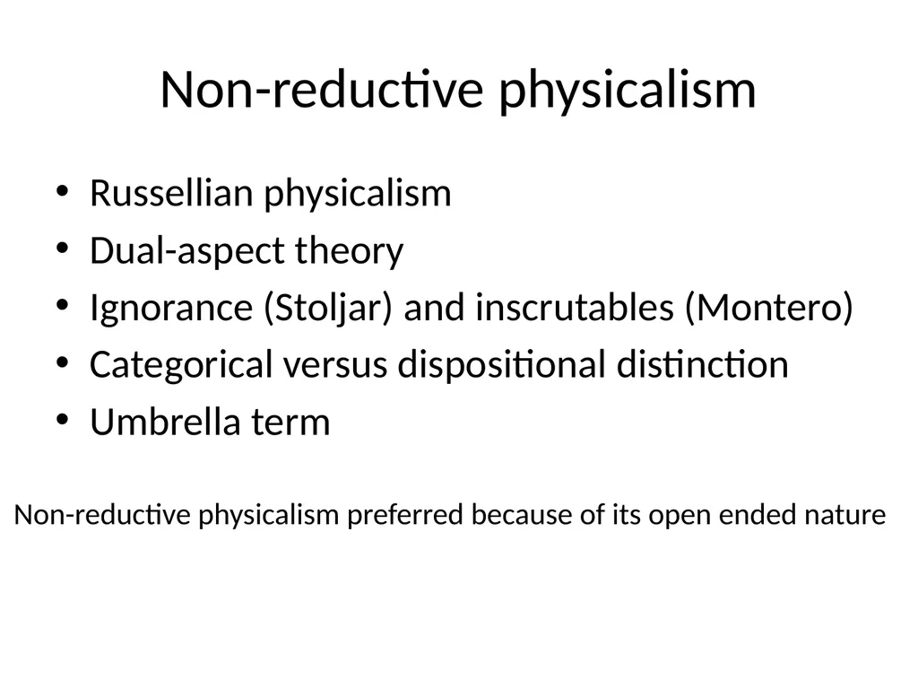 Holism, Reduction and Consciousness Anand - slide 13 of 20