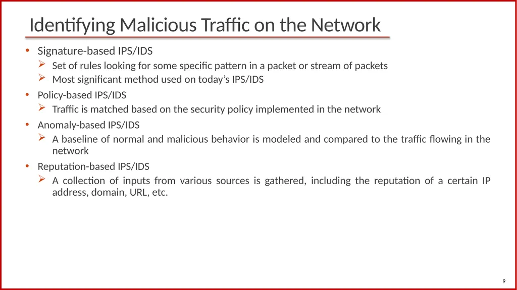 1 Cybersecurity (Security+) and P4 Programmable - slide 9 of 14