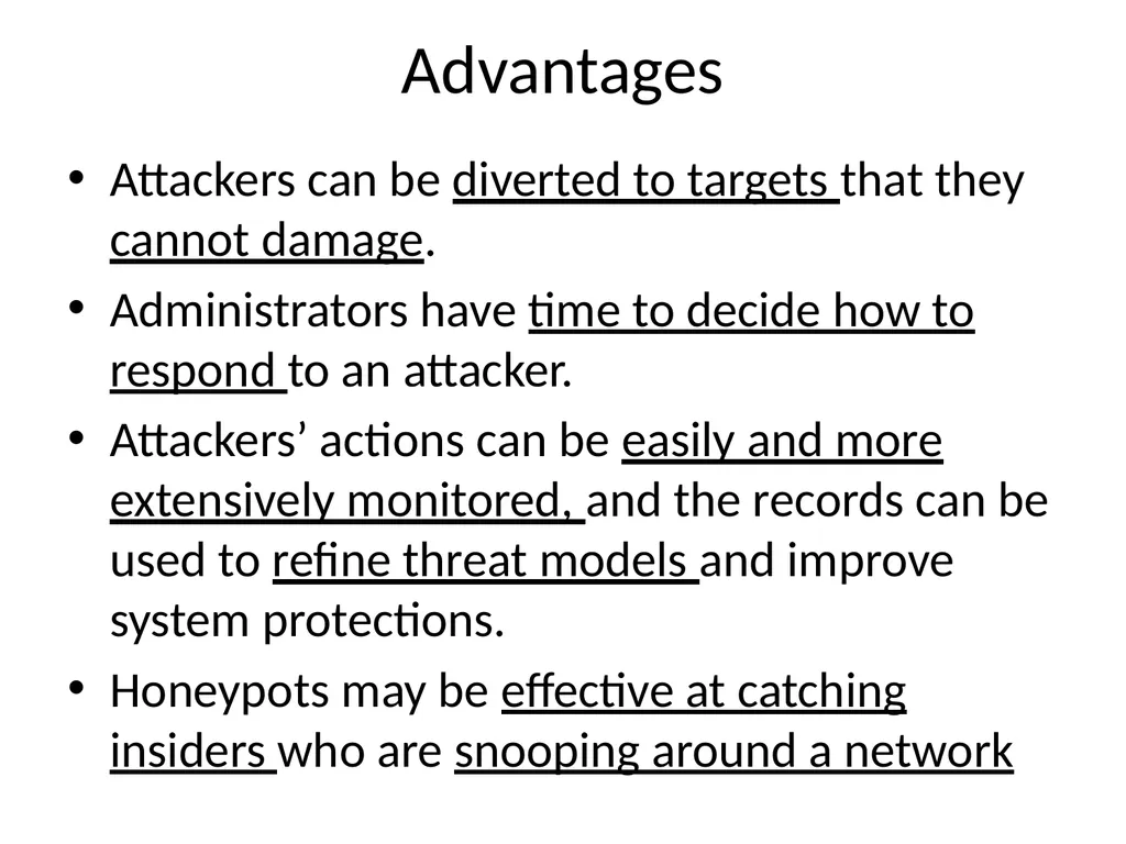 INTRUSION DETECTION AND PREVENTION SYSTEM (IDPS) - slide 40 of 41