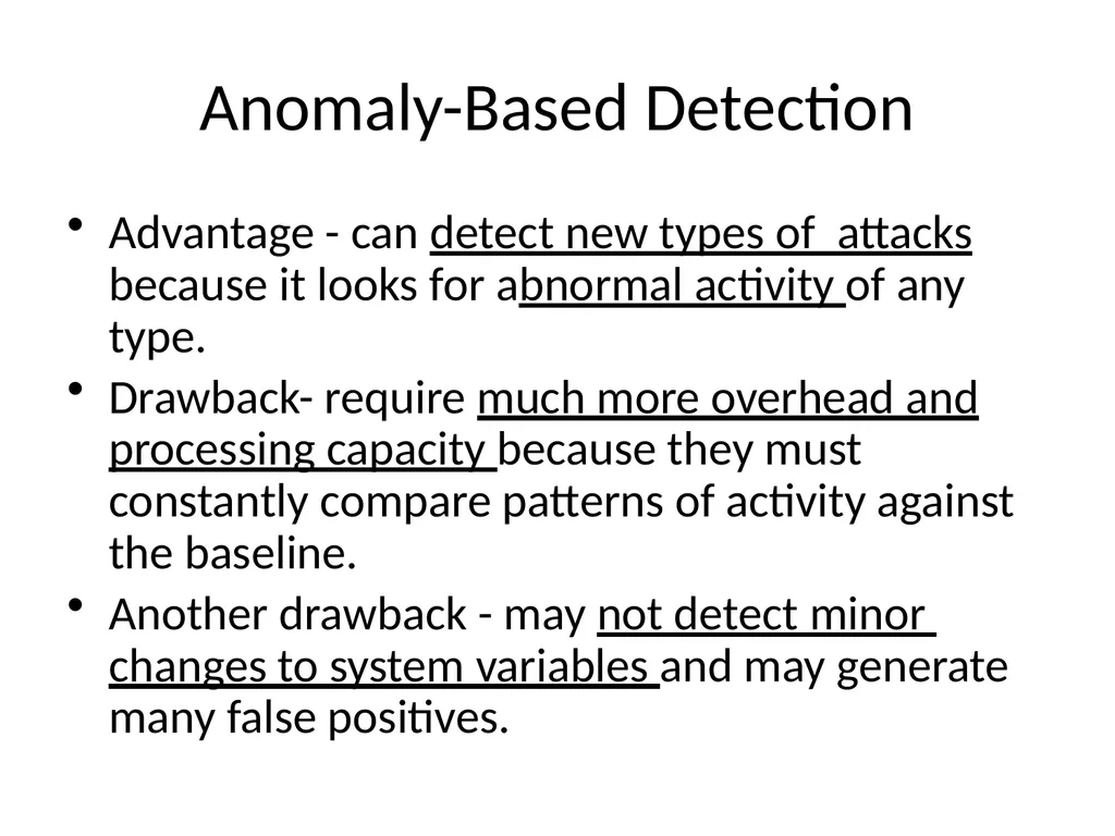 INTRUSION DETECTION AND PREVENTION SYSTEM (IDPS) - slide 31 of 41
