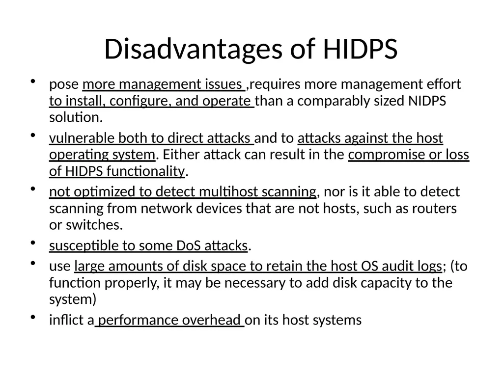 INTRUSION DETECTION AND PREVENTION SYSTEM (IDPS) - slide 25 of 41