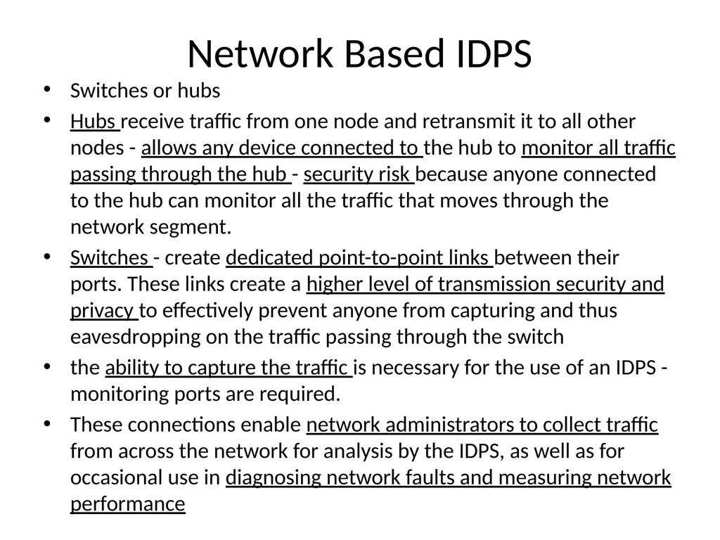 INTRUSION DETECTION AND PREVENTION SYSTEM (IDPS) - slide 11 of 41