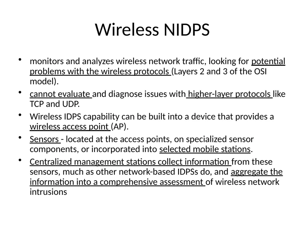 INTRUSION DETECTION AND PREVENTION SYSTEM (IDPS) - slide 17 of 41