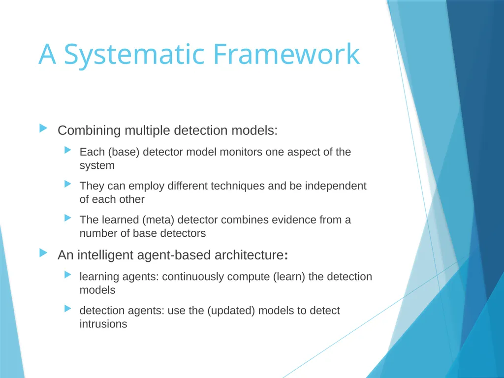Data Mining for Intrusion Detection Why do we need - slide 23 of 34