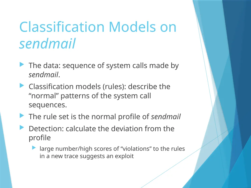 Data Mining for Intrusion Detection Why do we need - slide 26 of 34
