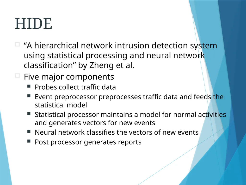 Data Mining for Intrusion Detection Why do we need - slide 19 of 34