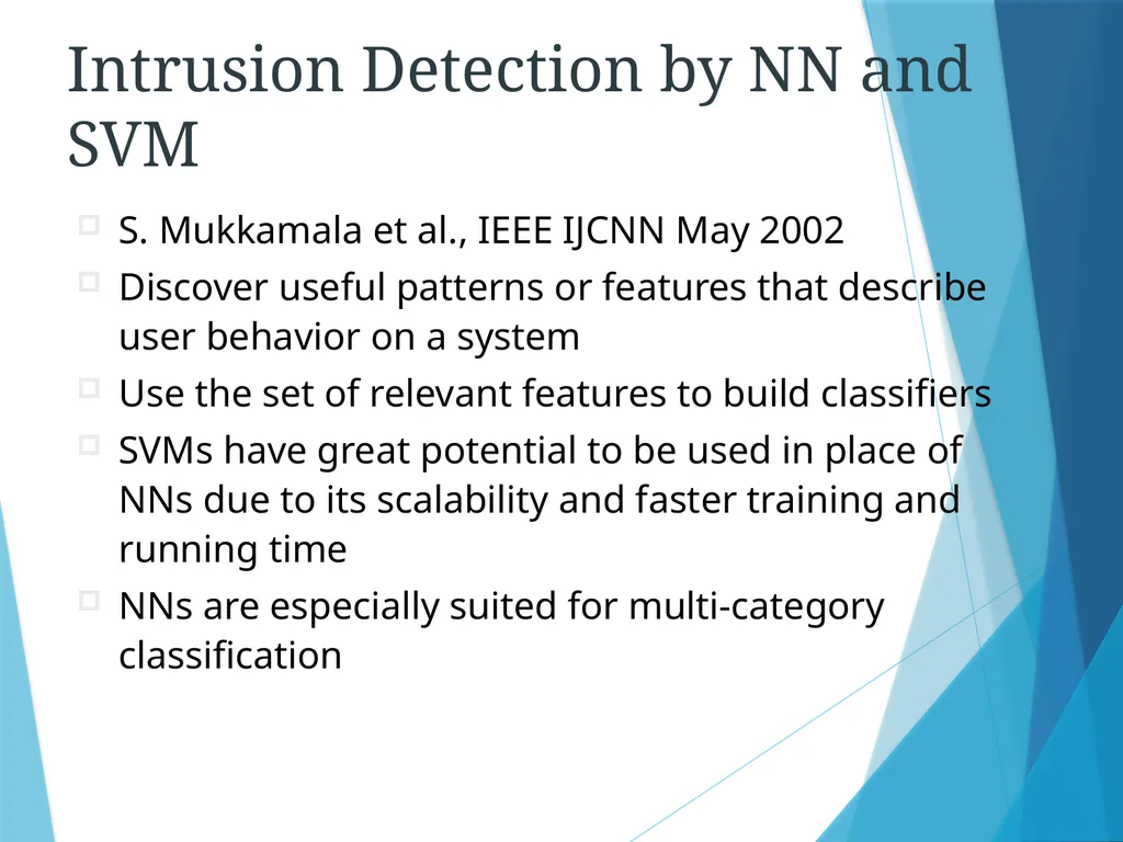 Data Mining for Intrusion Detection Why do we need - slide 20 of 34