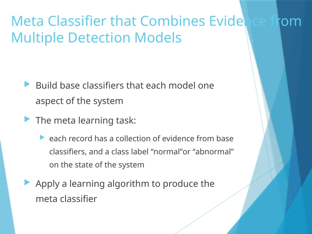 Data Mining for Intrusion Detection Why do we need - slide 33 of 34