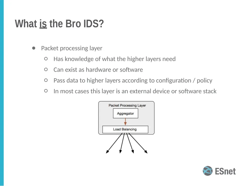 Bro intrusion detection system (IDS): an overview - slide 5 of 21