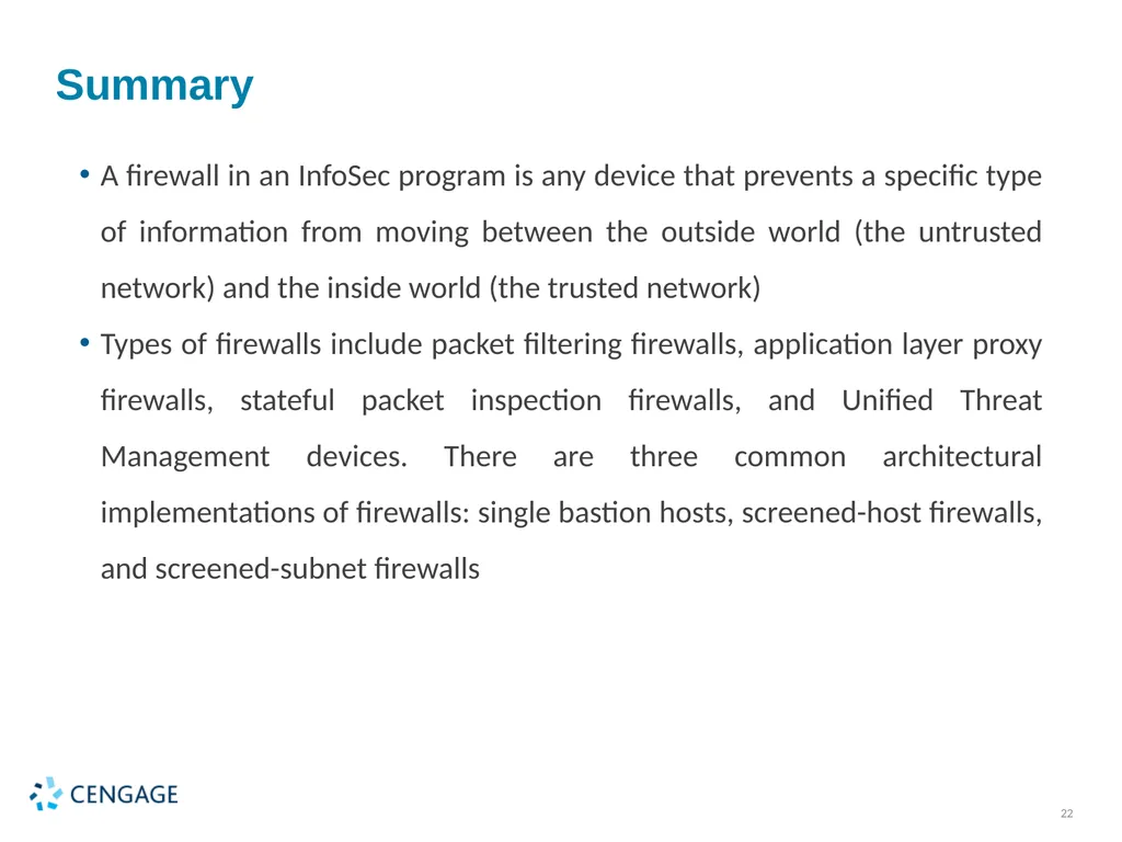 Principles of Cyber Security Lecture 05: Managing - slide 22 of 24