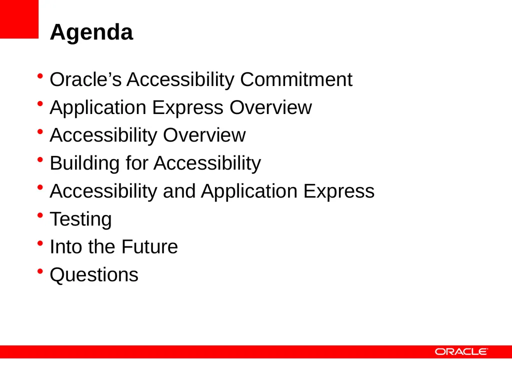 Using Oracle Application Express to Build Highly - slide 3 of 30