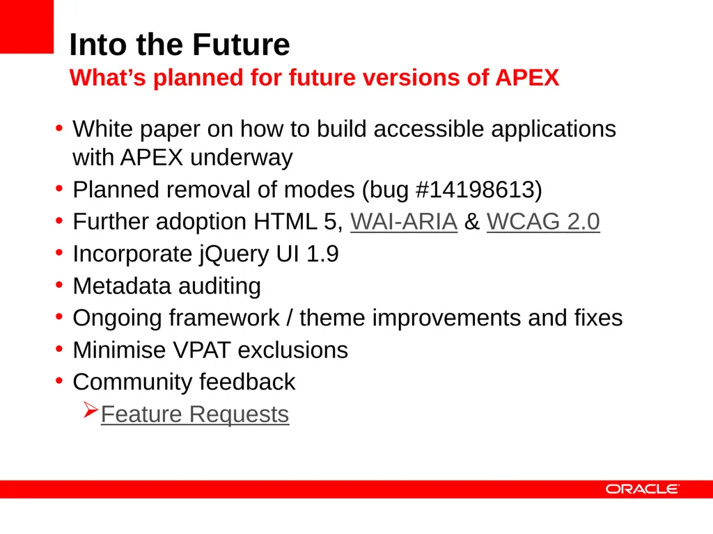 Using Oracle Application Express to Build Highly - slide 27 of 30