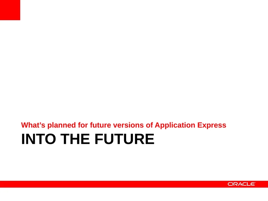 Using Oracle Application Express to Build Highly - slide 26 of 30