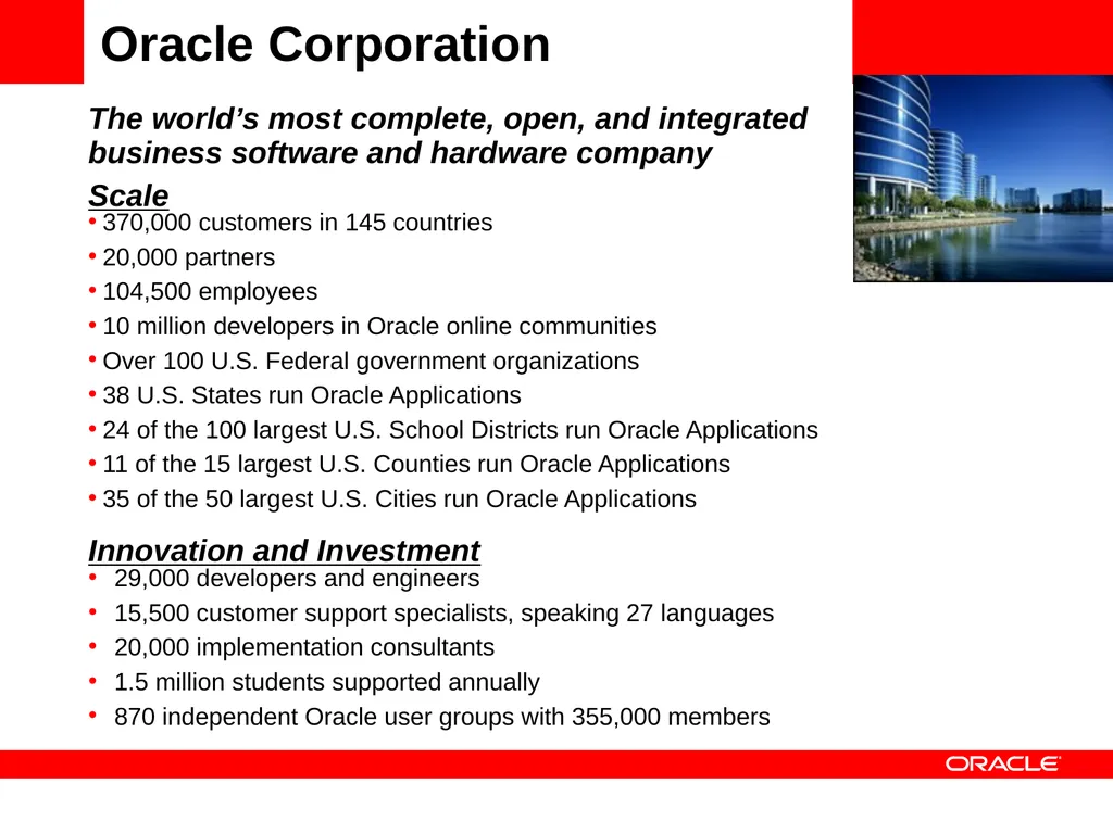 Using Oracle Application Express to Build Highly - slide 4 of 30