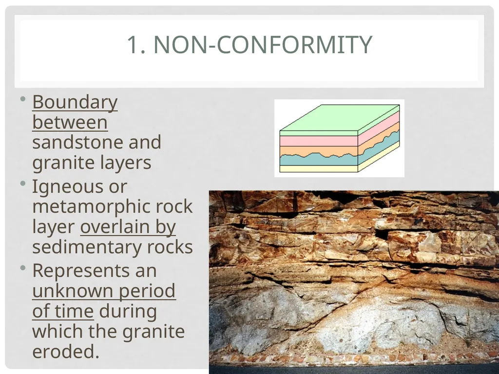 Geological Time Geology needs a Time Scale An - slide 17 of 24