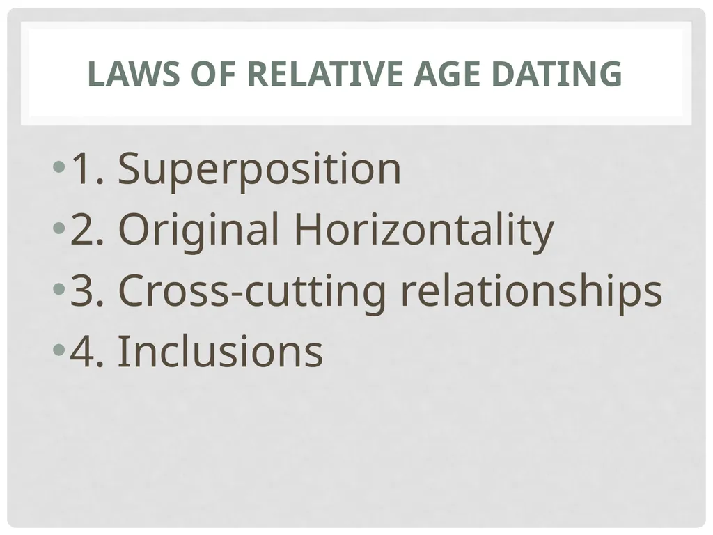 Geological Time Geology needs a Time Scale An - slide 5 of 24
