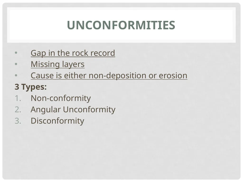 Geological Time Geology needs a Time Scale An - slide 16 of 24