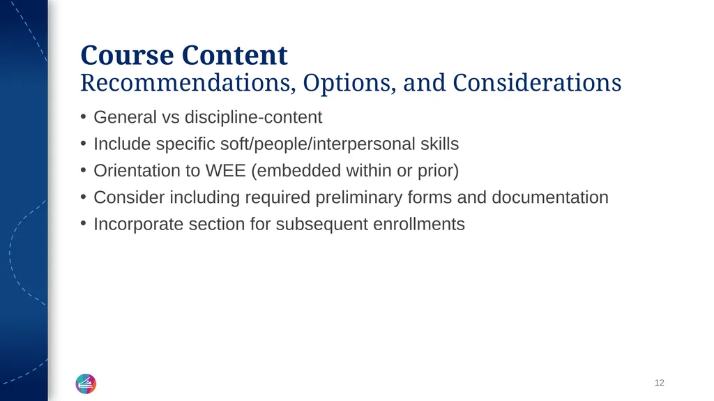 Work Experience Education Update and - slide 12 of 20