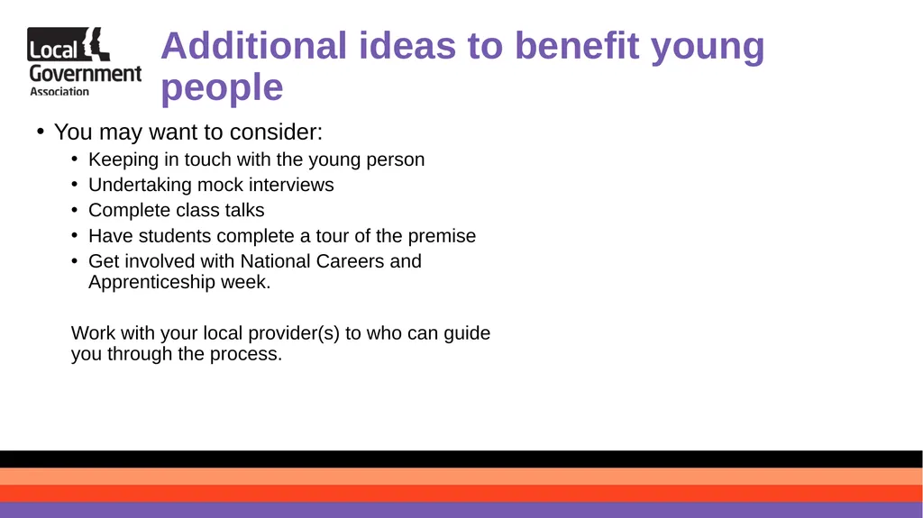 What does a good work experience look like? - slide 7 of 8