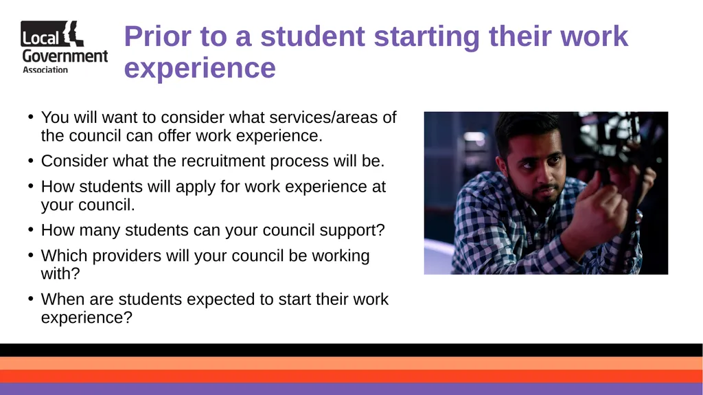 What does a good work experience look like? - slide 5 of 8