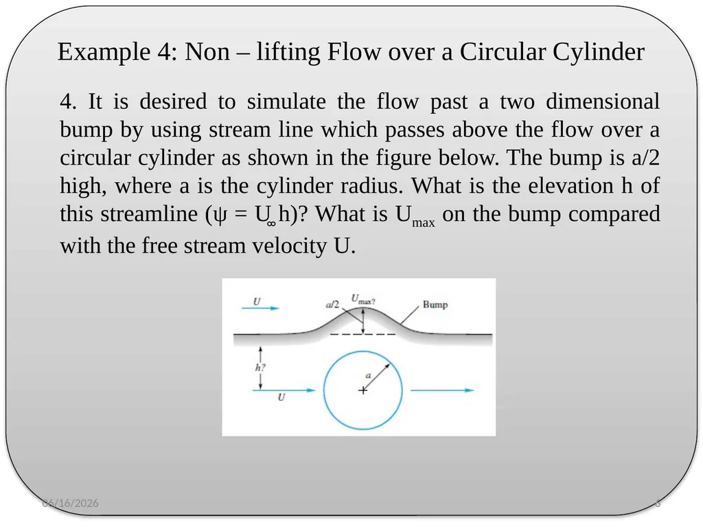 Examples Chapter Two – 2D Potential Flow Theory By - slide 6 of 10