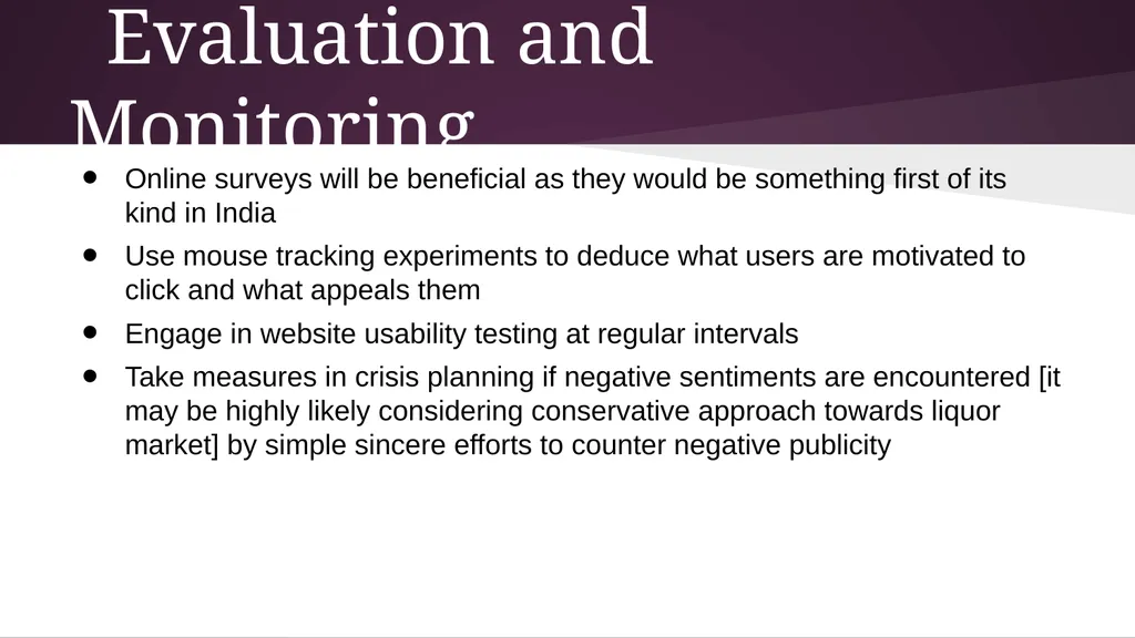 Online Audit Sula Vineyards Executive Summary Sula - slide 15 of 17