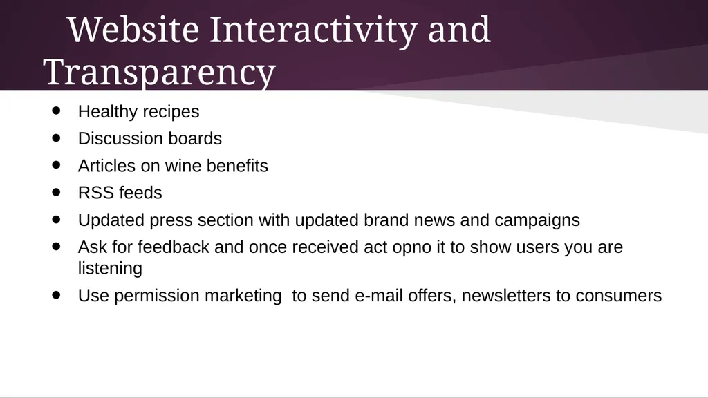 Online Audit Sula Vineyards Executive Summary Sula - slide 13 of 17