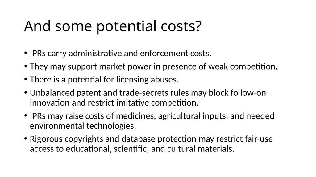 Intellectual Property Rights and Social - slide 4 of 14