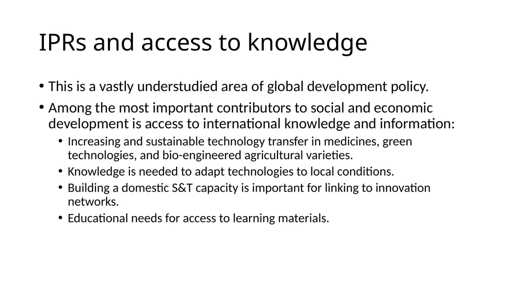 Intellectual Property Rights and Social - slide 10 of 14