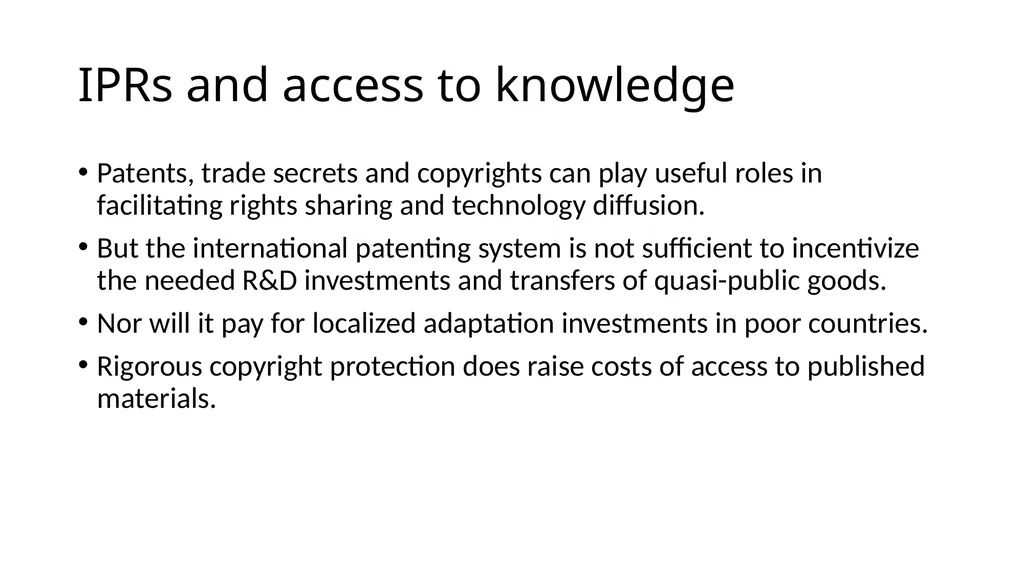 Intellectual Property Rights and Social - slide 11 of 14