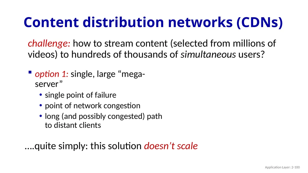 Chapter 2 Application Layer A note on the use of - slide 100 of 125