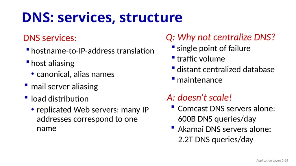 Chapter 2 Application Layer A note on the use of - slide 65 of 125