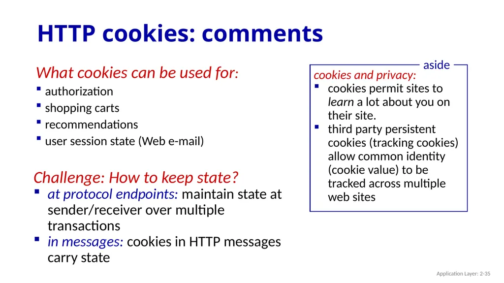 Chapter 2 Application Layer A note on the use of - slide 35 of 125