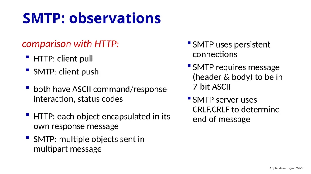 Chapter 2 Application Layer A note on the use of - slide 60 of 125