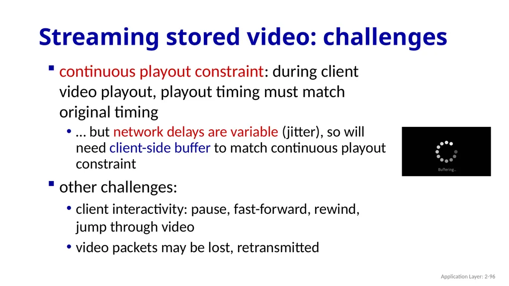Chapter 2 Application Layer A note on the use of - slide 96 of 125