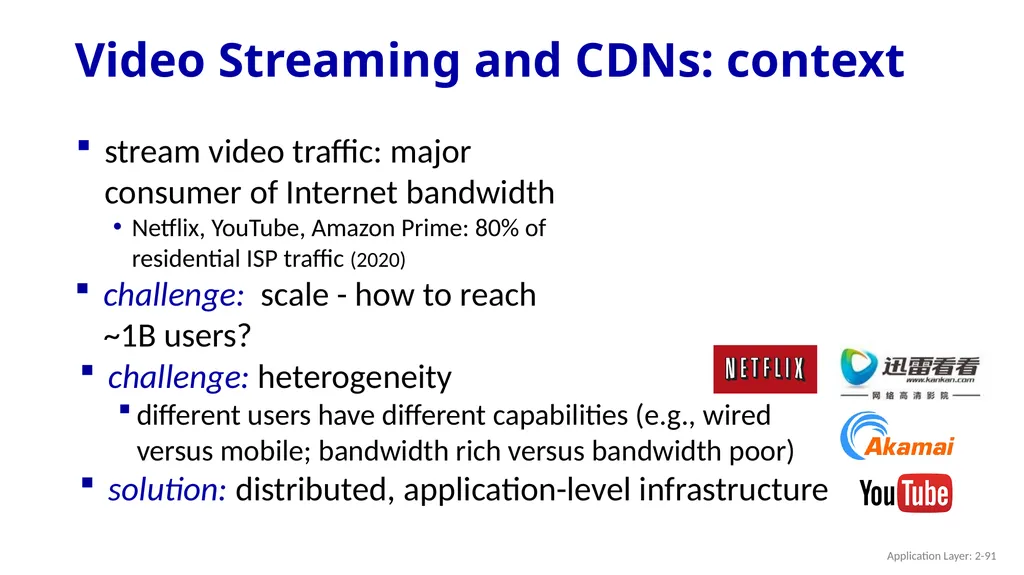 Chapter 2 Application Layer A note on the use of - slide 91 of 125