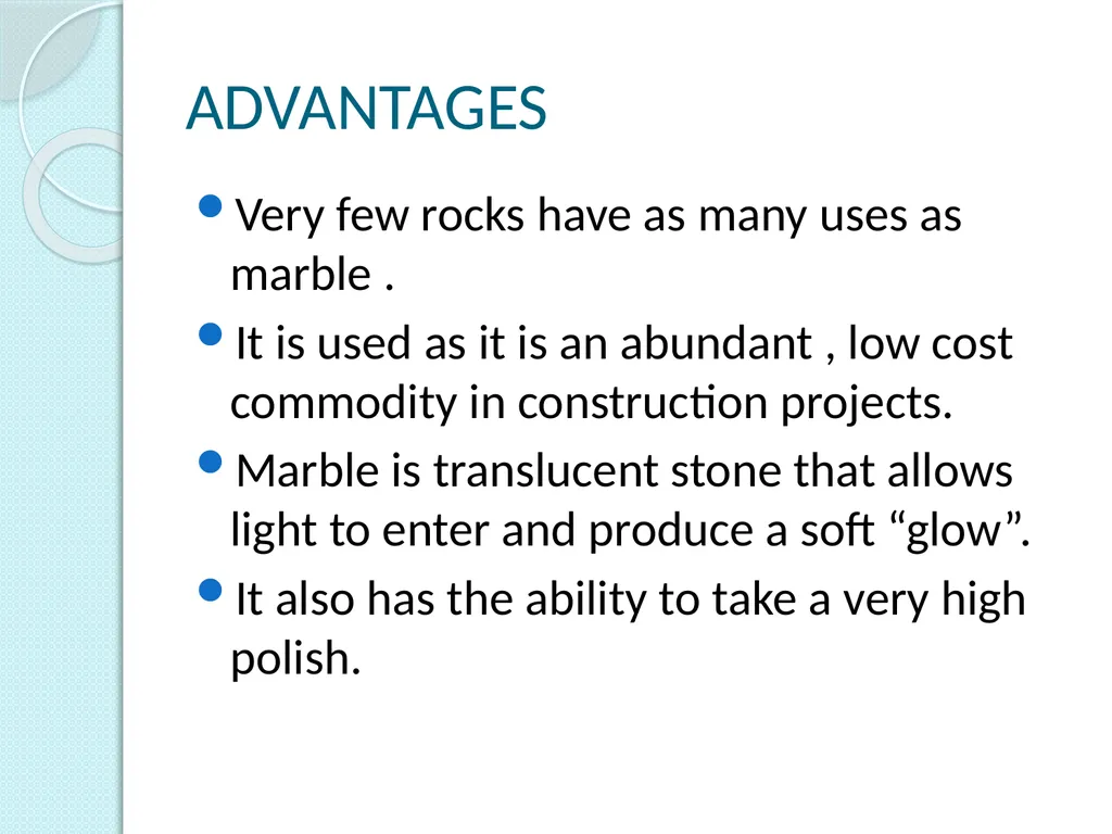 MATERIALS AND CONSTRUCTION GROUP MEMBERS STONE - slide 31 of 52