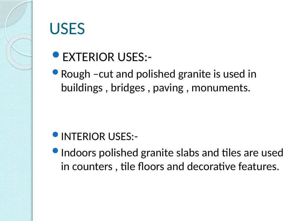 MATERIALS AND CONSTRUCTION GROUP MEMBERS STONE - slide 21 of 52