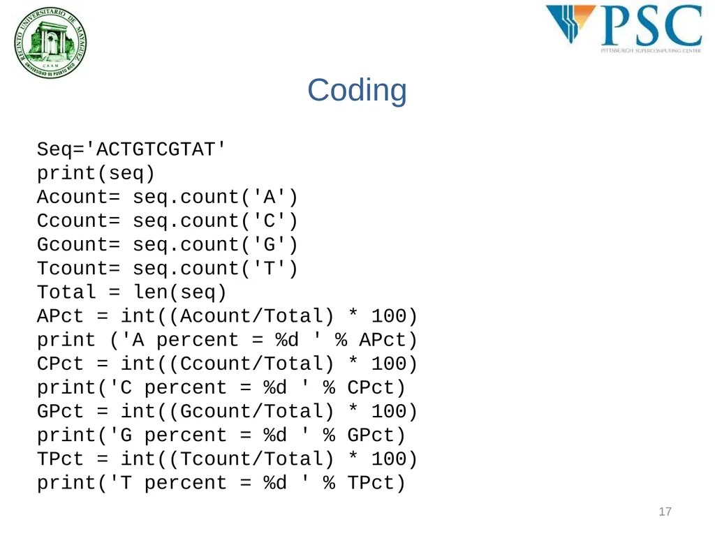 BING 6004: Intro to Computational BioEngineering - slide 16 of 26