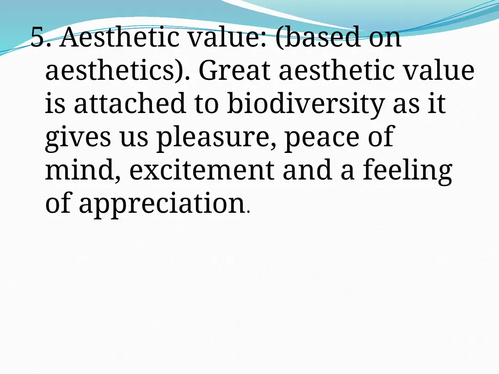 Biodiversity and its conservation Biodiversity - slide 8 of 12