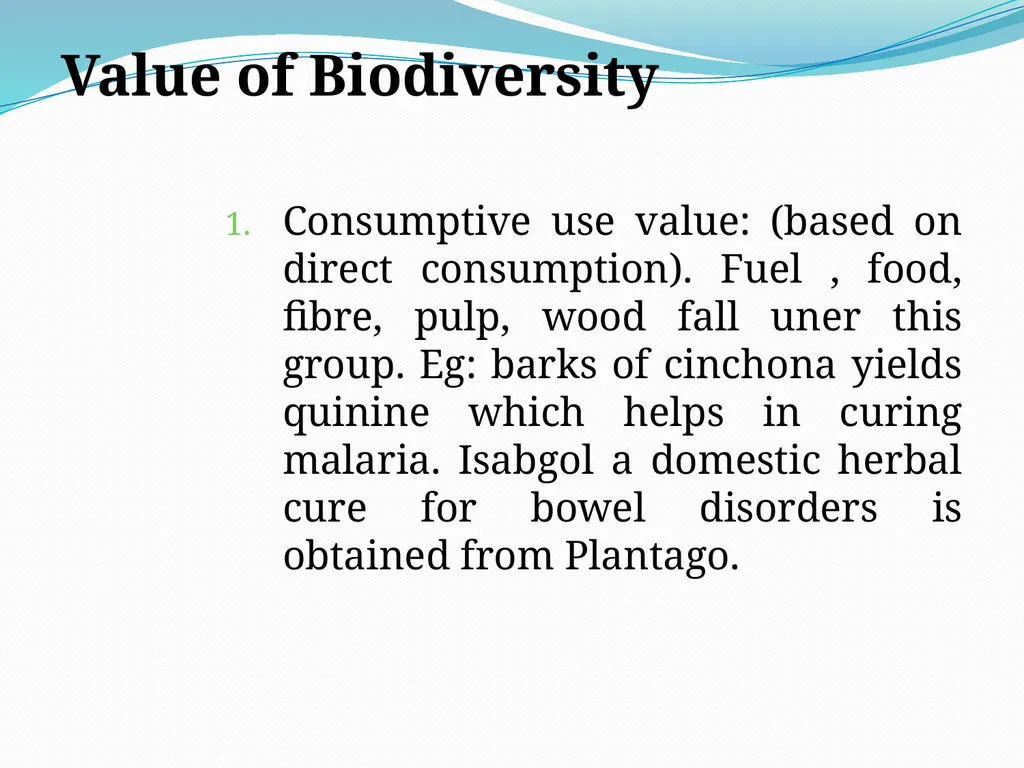 Biodiversity and its conservation Biodiversity - slide 2 of 12