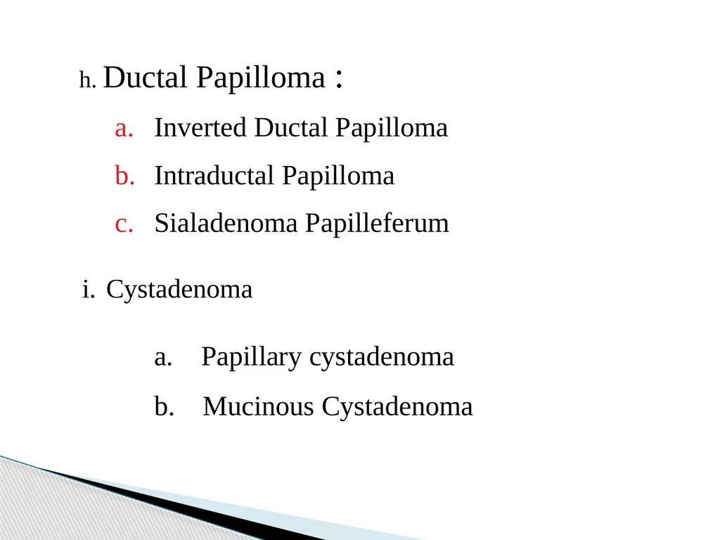 Adenomas Pleomorphic Adenoma Myoepithelioma Basal - slide 2 of 19