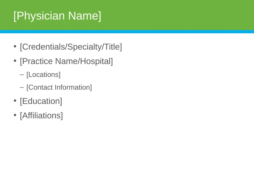 Physician Presenter Disclaimer Products, services, - slide 3 of 30