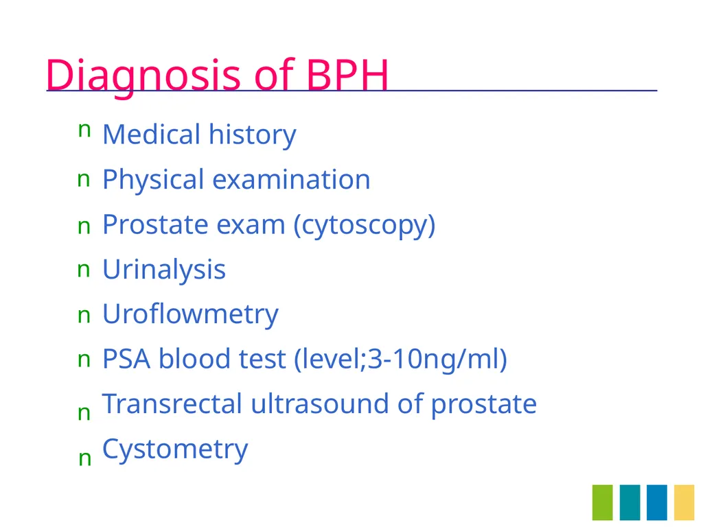 Benign Prostatic Hyperplasia The Prostate Gland - slide 9 of 37