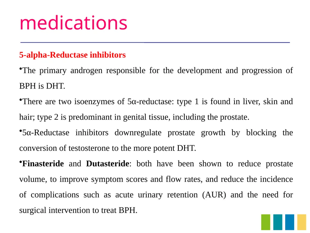Benign Prostatic Hyperplasia The Prostate Gland - slide 26 of 37