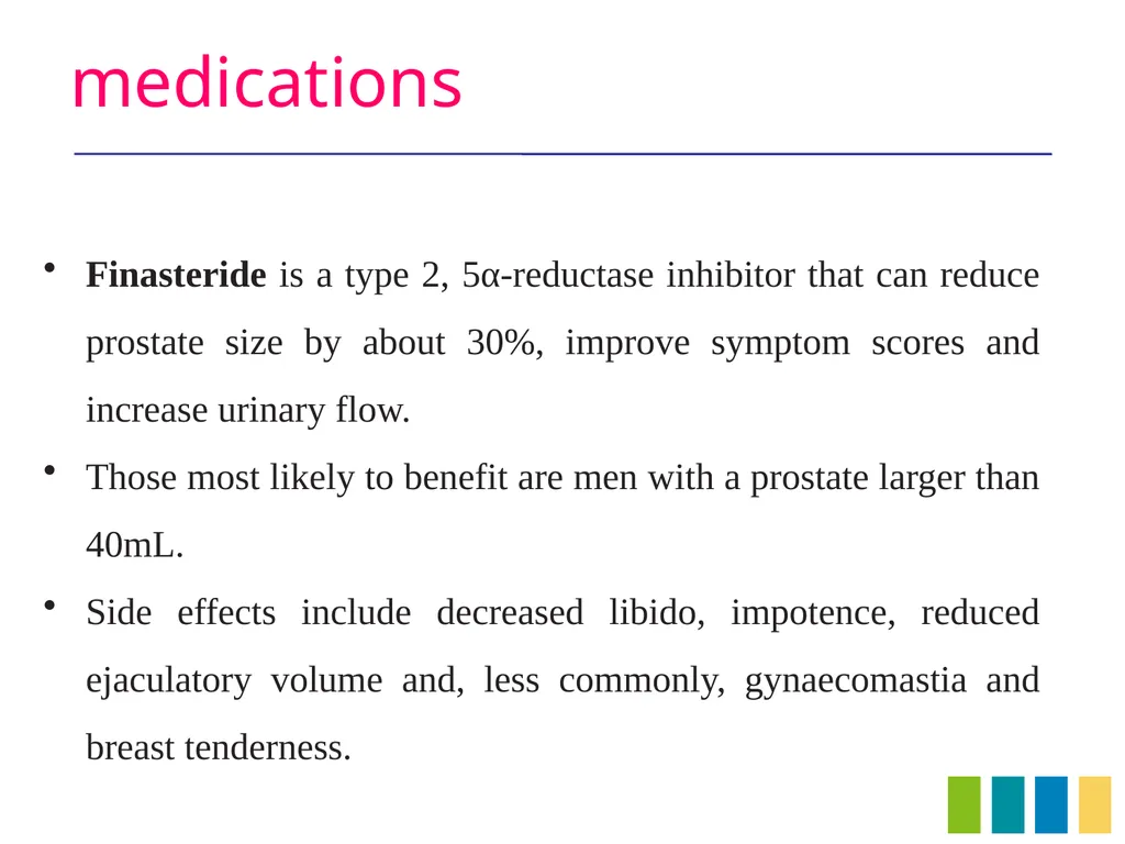 Benign Prostatic Hyperplasia The Prostate Gland - slide 27 of 37