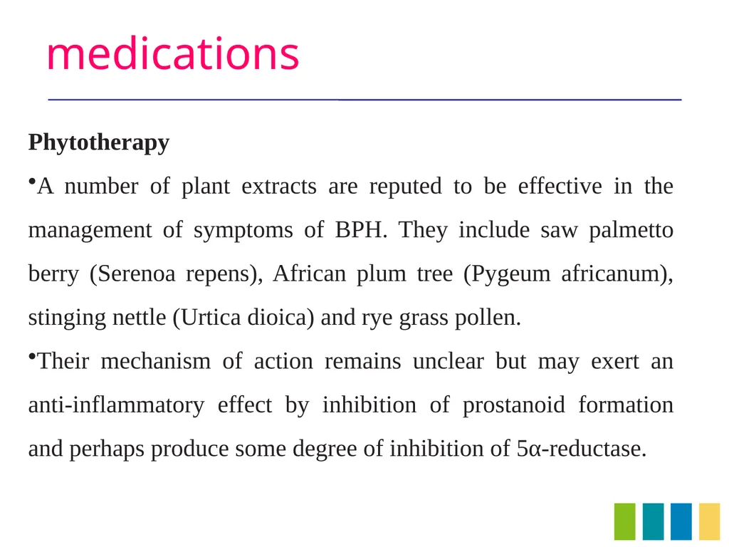 Benign Prostatic Hyperplasia The Prostate Gland - slide 29 of 37