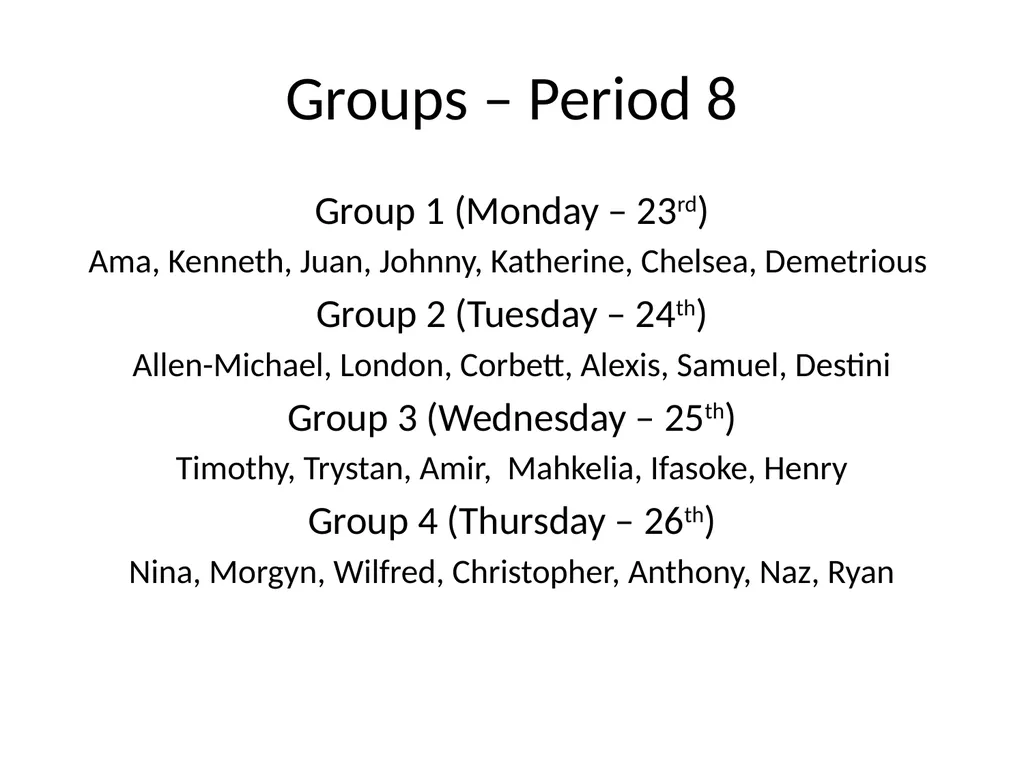 Exposition Small Group Project #1 The Big Picture… - slide 10 of 19